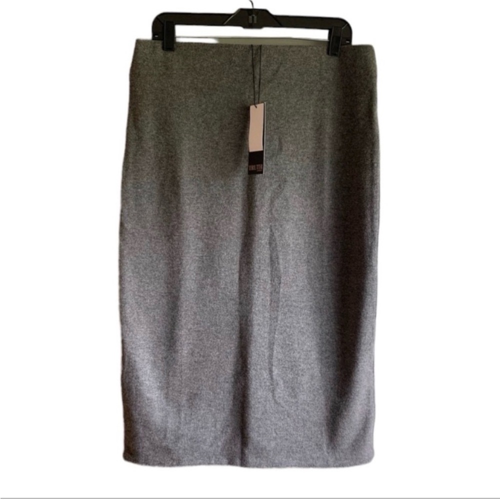 Truth by Republic charcoal grey midi Pencil Skirt